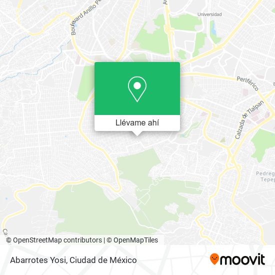 Mapa de Abarrotes Yosi