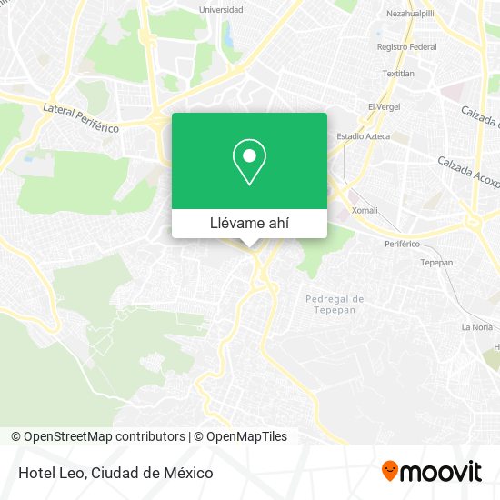 Mapa de Hotel Leo