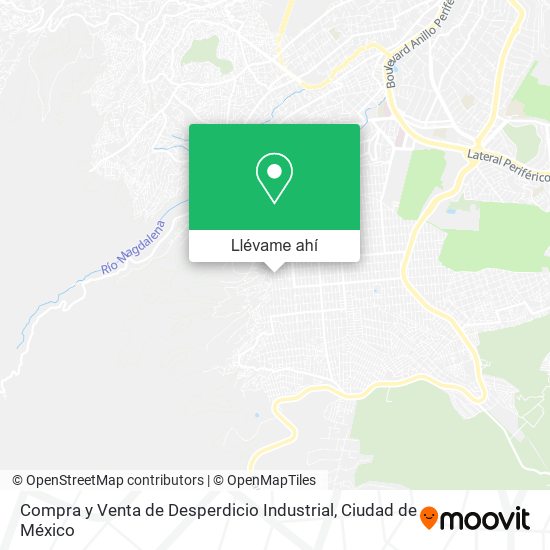 Mapa de Compra y Venta de Desperdicio Industrial