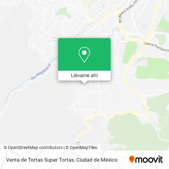 Mapa de Venta de Tortas Super Tortas