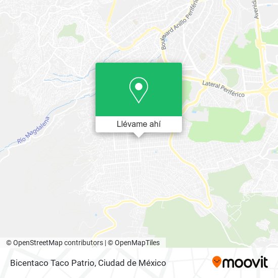 Mapa de Bicentaco Taco Patrio