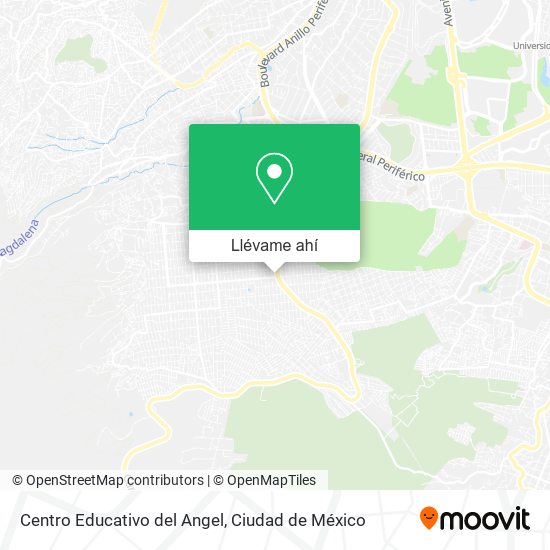 Mapa de Centro Educativo del Angel