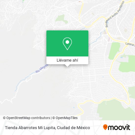 Mapa de Tienda Abarrotes Mi Lupita