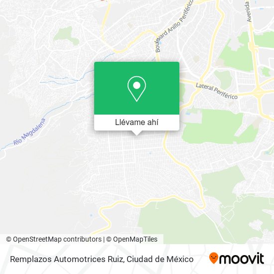 Mapa de Remplazos Automotrices Ruiz