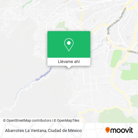 Mapa de Abarrotes La Ventana