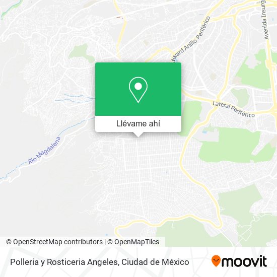Mapa de Polleria y Rosticeria Angeles