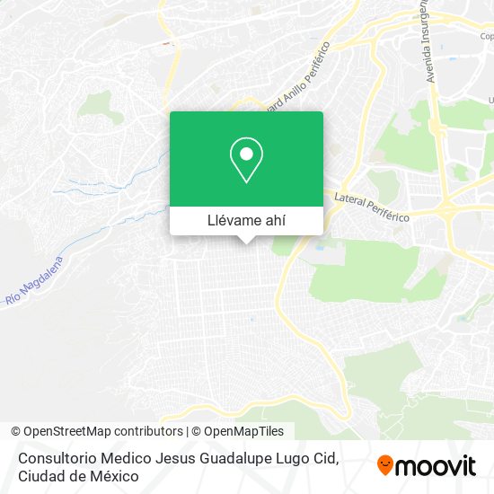 Mapa de Consultorio Medico Jesus Guadalupe Lugo Cid