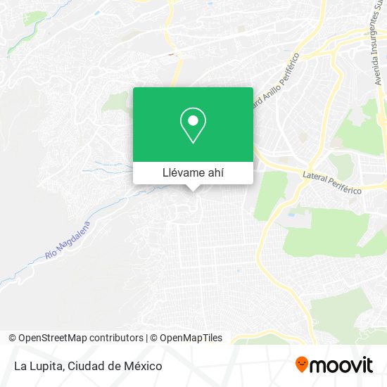 Mapa de La Lupita