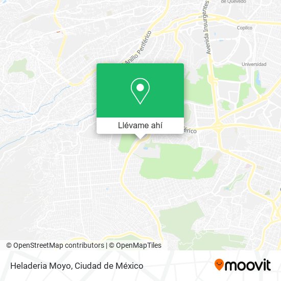 Mapa de Heladeria Moyo