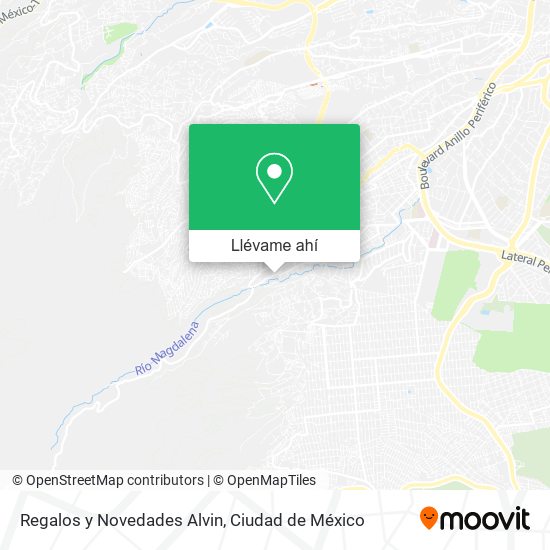 Mapa de Regalos y Novedades Alvin