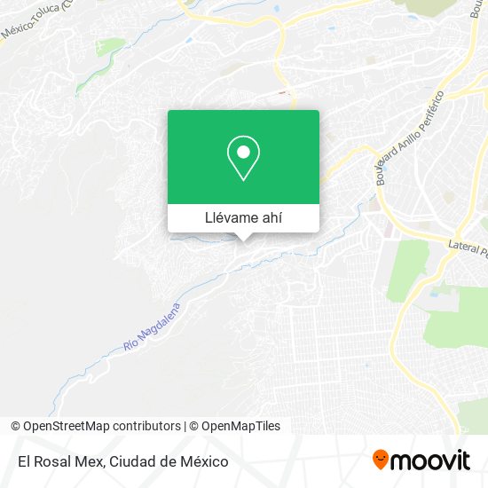 Mapa de El Rosal Mex