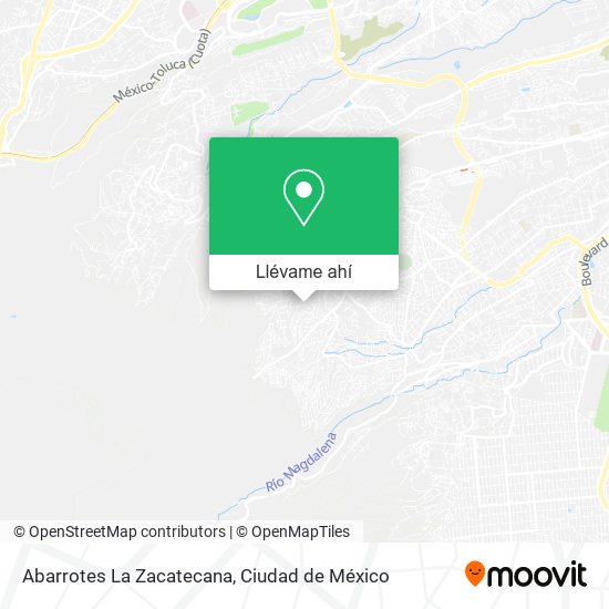 Mapa de Abarrotes La Zacatecana