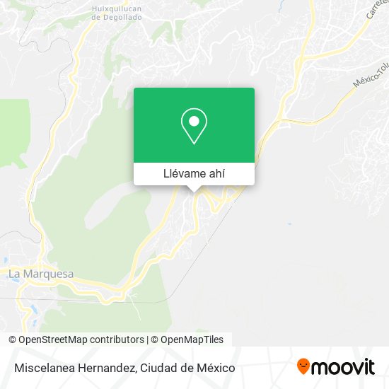 Mapa de Miscelanea Hernandez