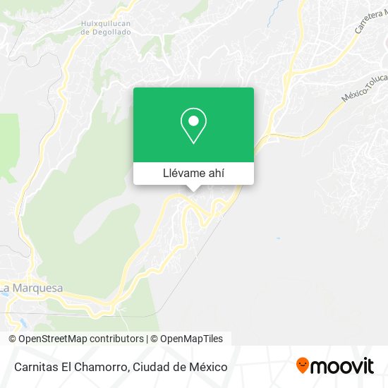 Mapa de Carnitas El Chamorro