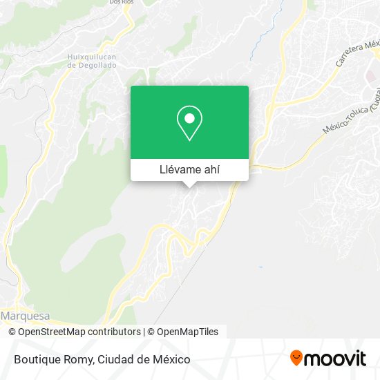 Mapa de Boutique Romy