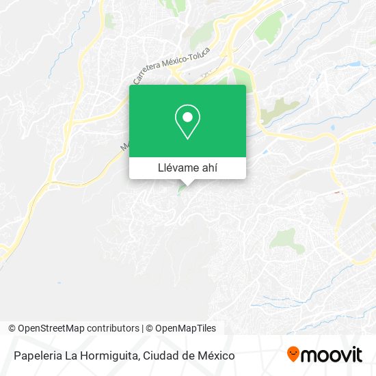 Mapa de Papeleria La Hormiguita