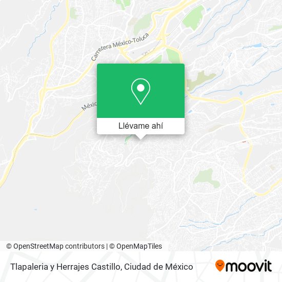 Mapa de Tlapaleria y Herrajes Castillo