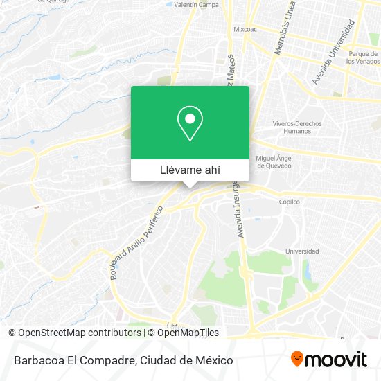 Mapa de Barbacoa El Compadre