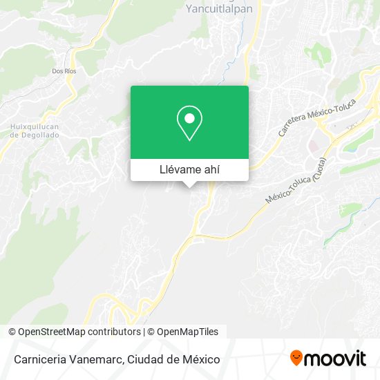 Mapa de Carniceria Vanemarc