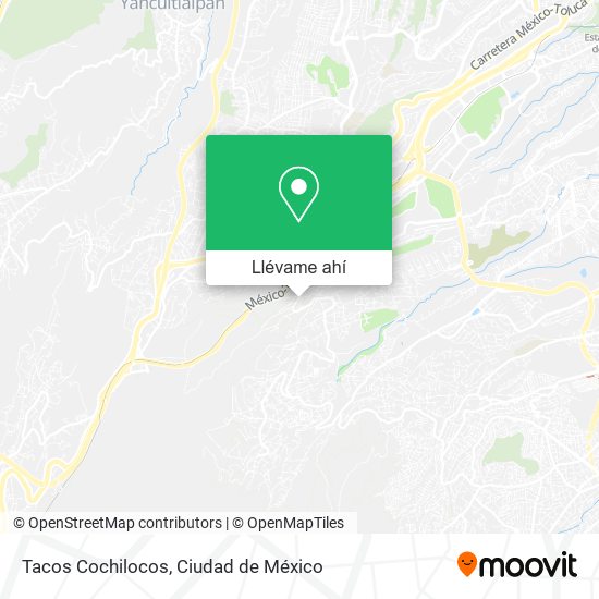 Mapa de Tacos Cochilocos