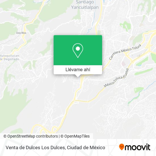 Mapa de Venta de Dulces Los Dulces