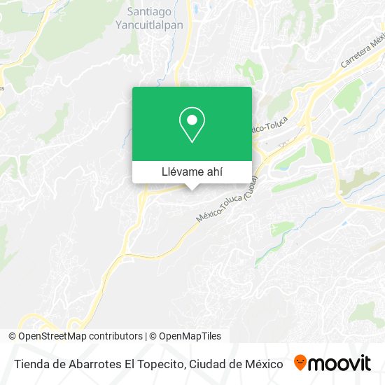 Mapa de Tienda de Abarrotes El Topecito