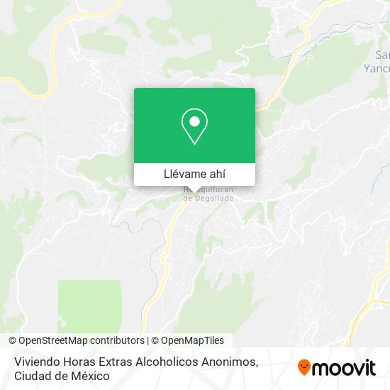 Mapa de Viviendo Horas Extras Alcoholicos Anonimos