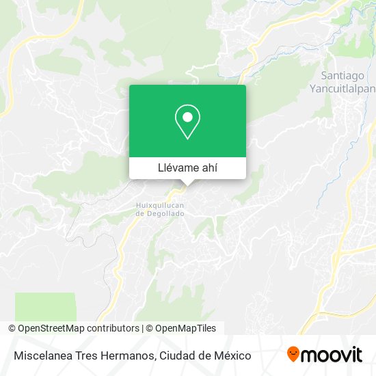 Mapa de Miscelanea Tres Hermanos