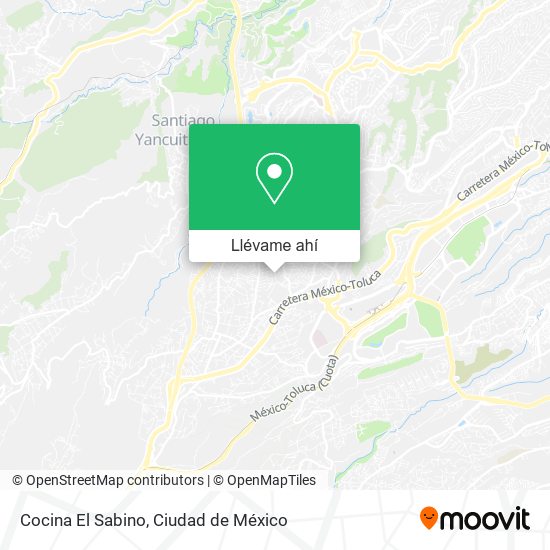 Mapa de Cocina El Sabino