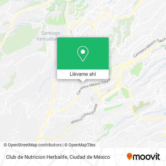 Mapa de Club de Nutricion Herbalife