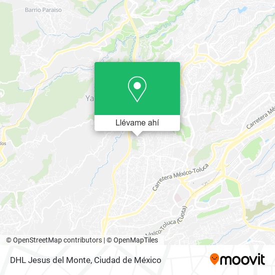 Mapa de DHL Jesus del Monte