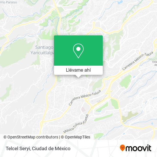 Mapa de Telcel Seryi