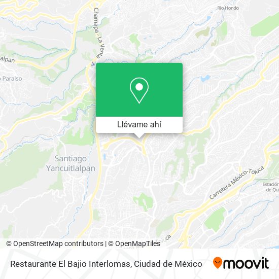 Mapa de Restaurante El Bajio Interlomas