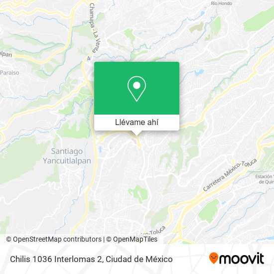 Mapa de Chilis 1036 Interlomas 2