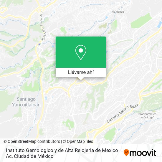 Mapa de Instituto Gemologico y de Alta Relojeria de Mexico Ac