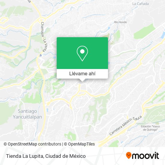 Mapa de Tienda La Lupita