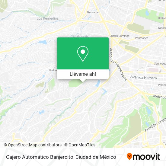 Mapa de Cajero Automático Banjercito