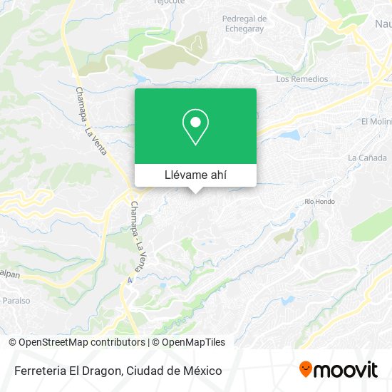 Mapa de Ferreteria El Dragon