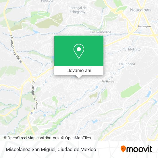 Mapa de Miscelanea San Miguel