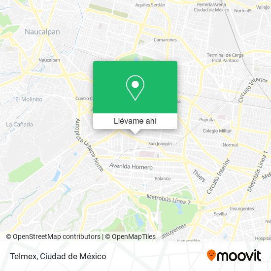 Mapa de Telmex