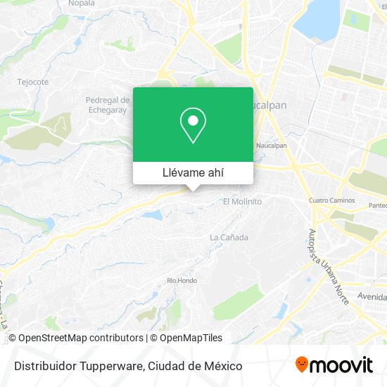 Mapa de Distribuidor Tupperware