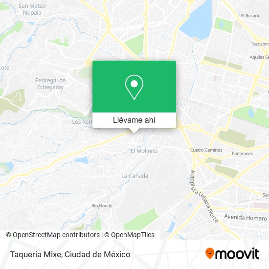 Mapa de Taqueria Mixe