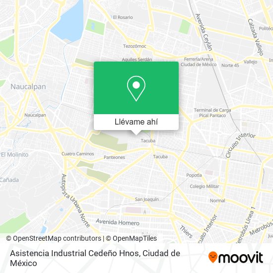 Mapa de Asistencia Industrial Cedeño Hnos