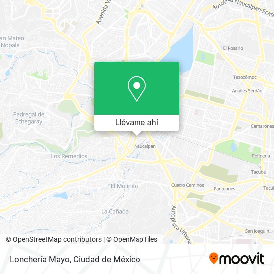 Mapa de Lonchería Mayo