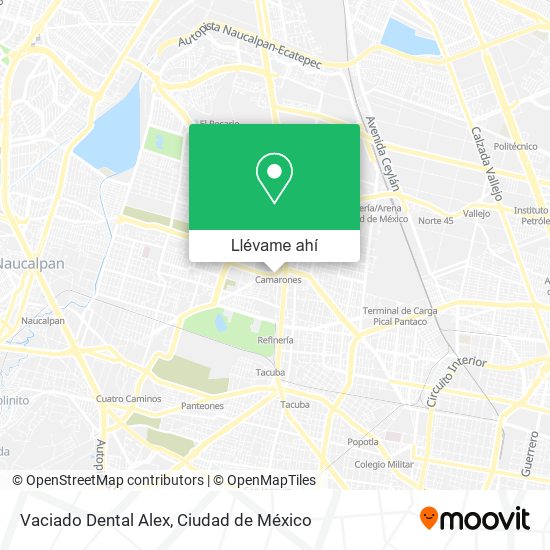 Mapa de Vaciado Dental Alex