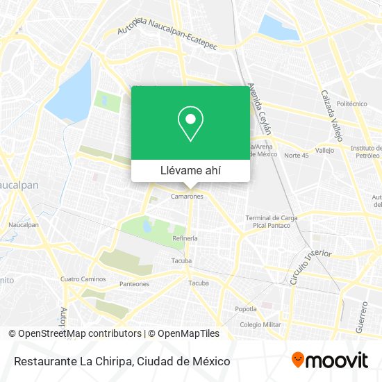 Mapa de Restaurante La Chiripa
