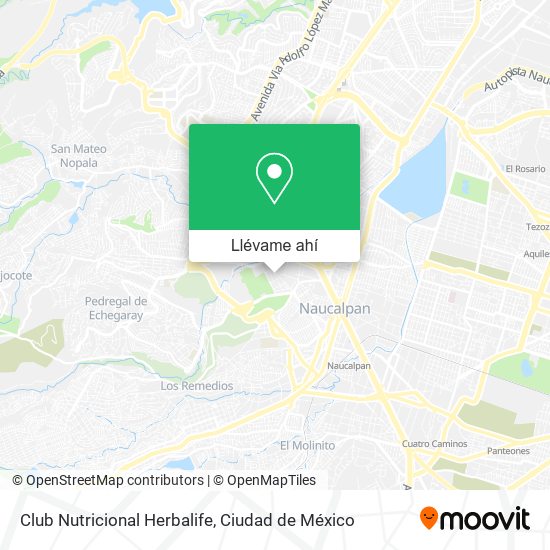 Mapa de Club Nutricional Herbalife