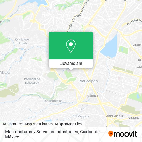 Mapa de Manufacturas y Servicios Industriales