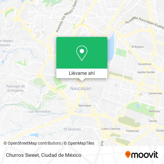 Mapa de Churros Sweet