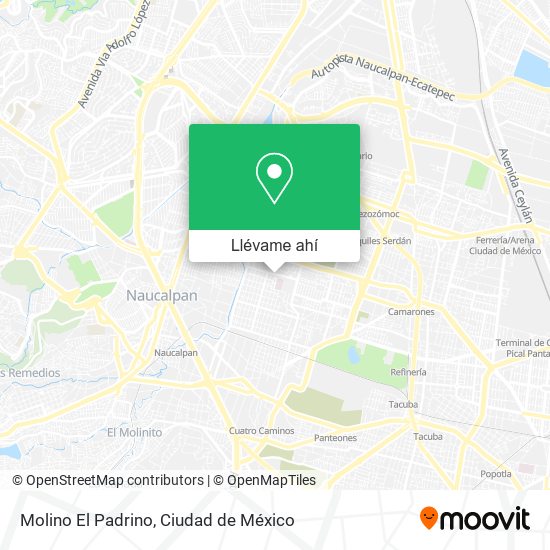 Mapa de Molino El Padrino